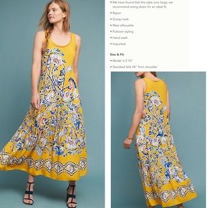 Anthropologie Puebla Maxi Dress, S